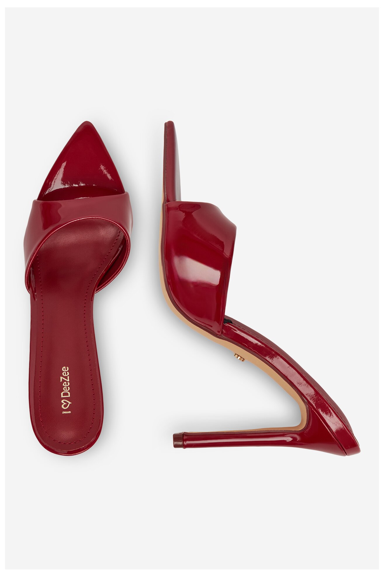 Klapki DeeZee LWYZD9800-12 Czerwony