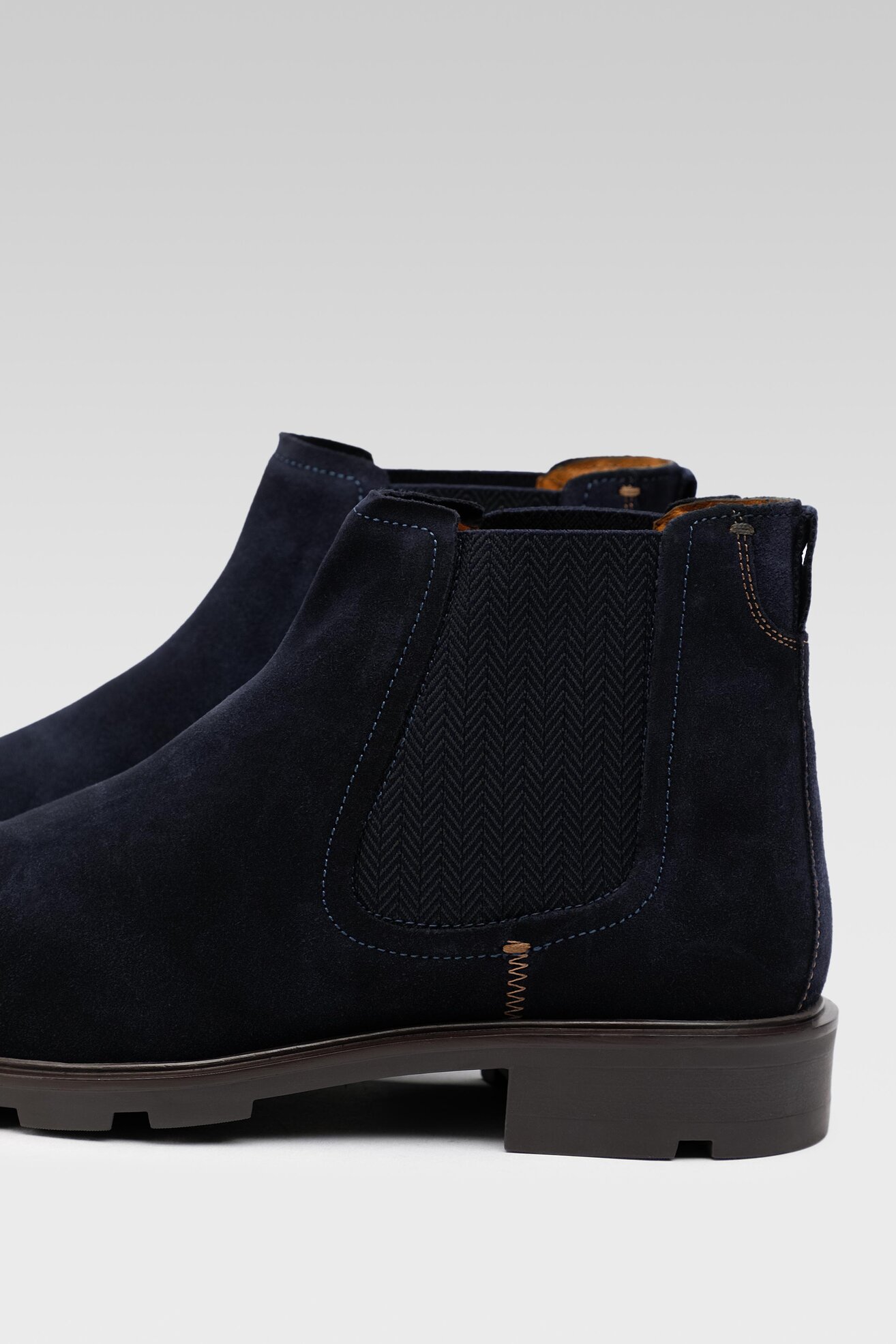 Botki Gino Rossi MI07-B252-B89-04 Granatowy