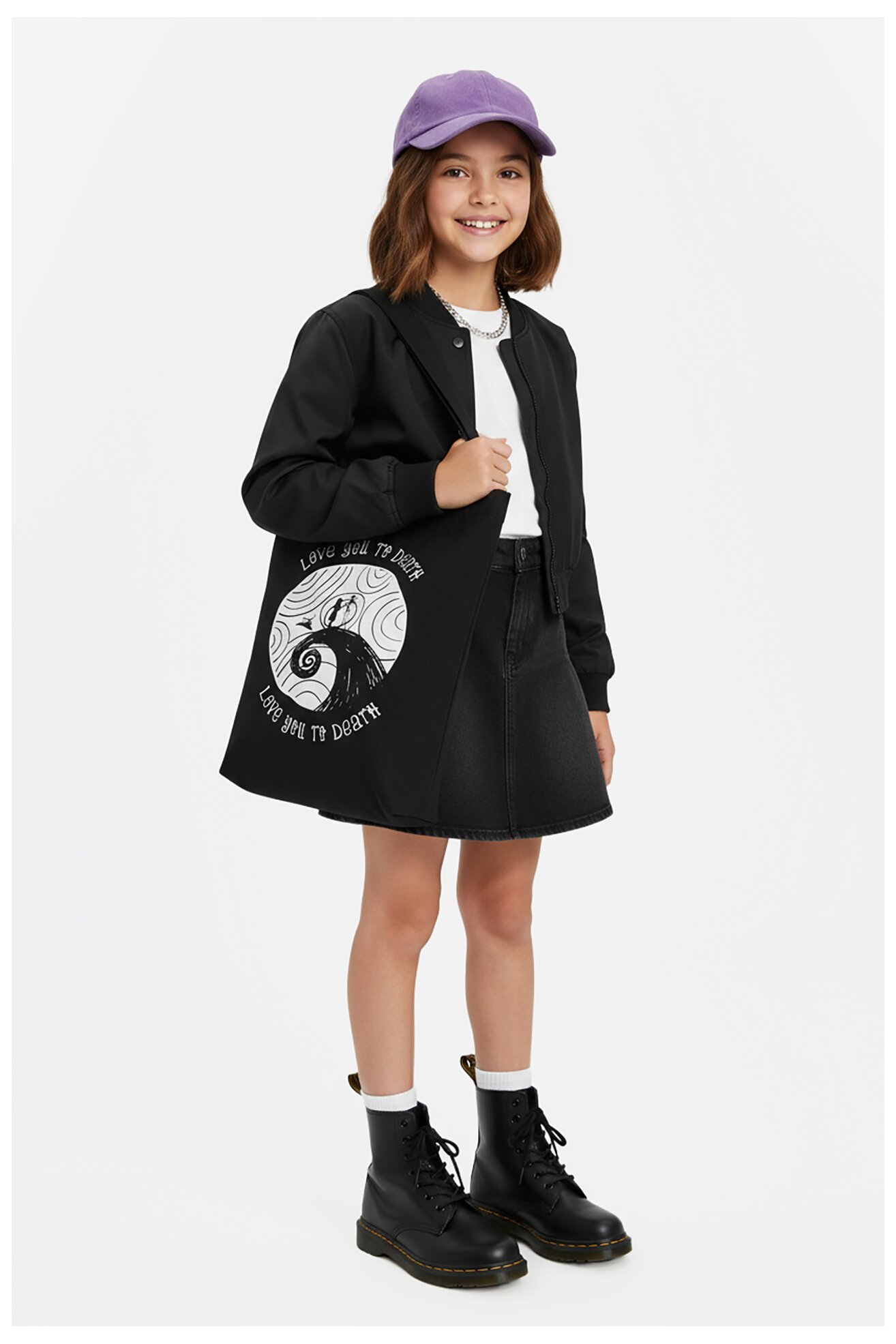 Kézitáska NIGHTMARE BEFORE CHRISTMAS CEO-ACCCS-AW25-115DNBC FEKETE