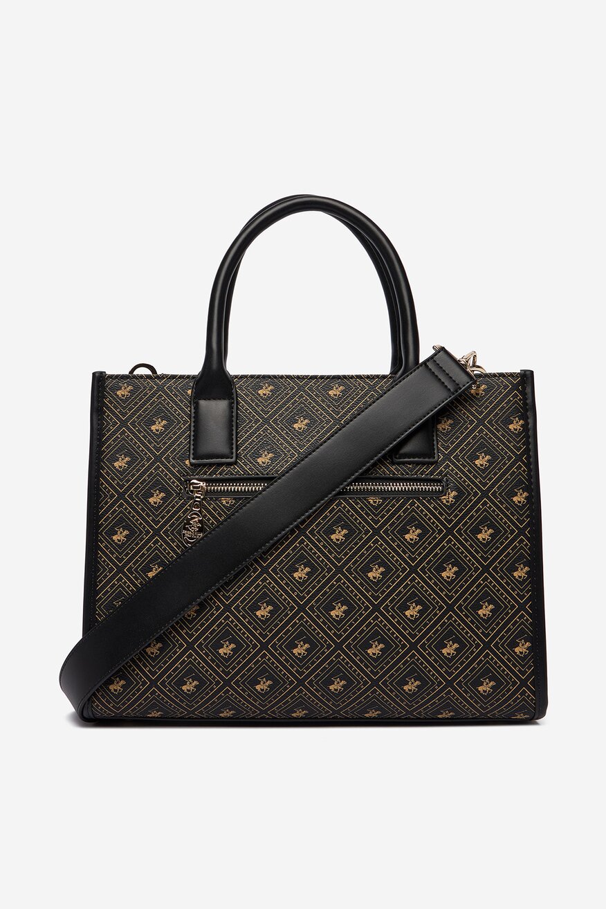 Дамска чанта Beverly Hills Polo Club ЧЕРЕН - 5906751618974