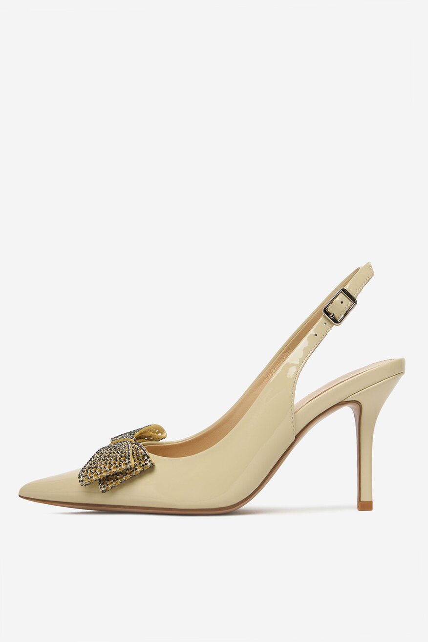 
                EVA MINGE - Czółenka skórzane - 5906751677094