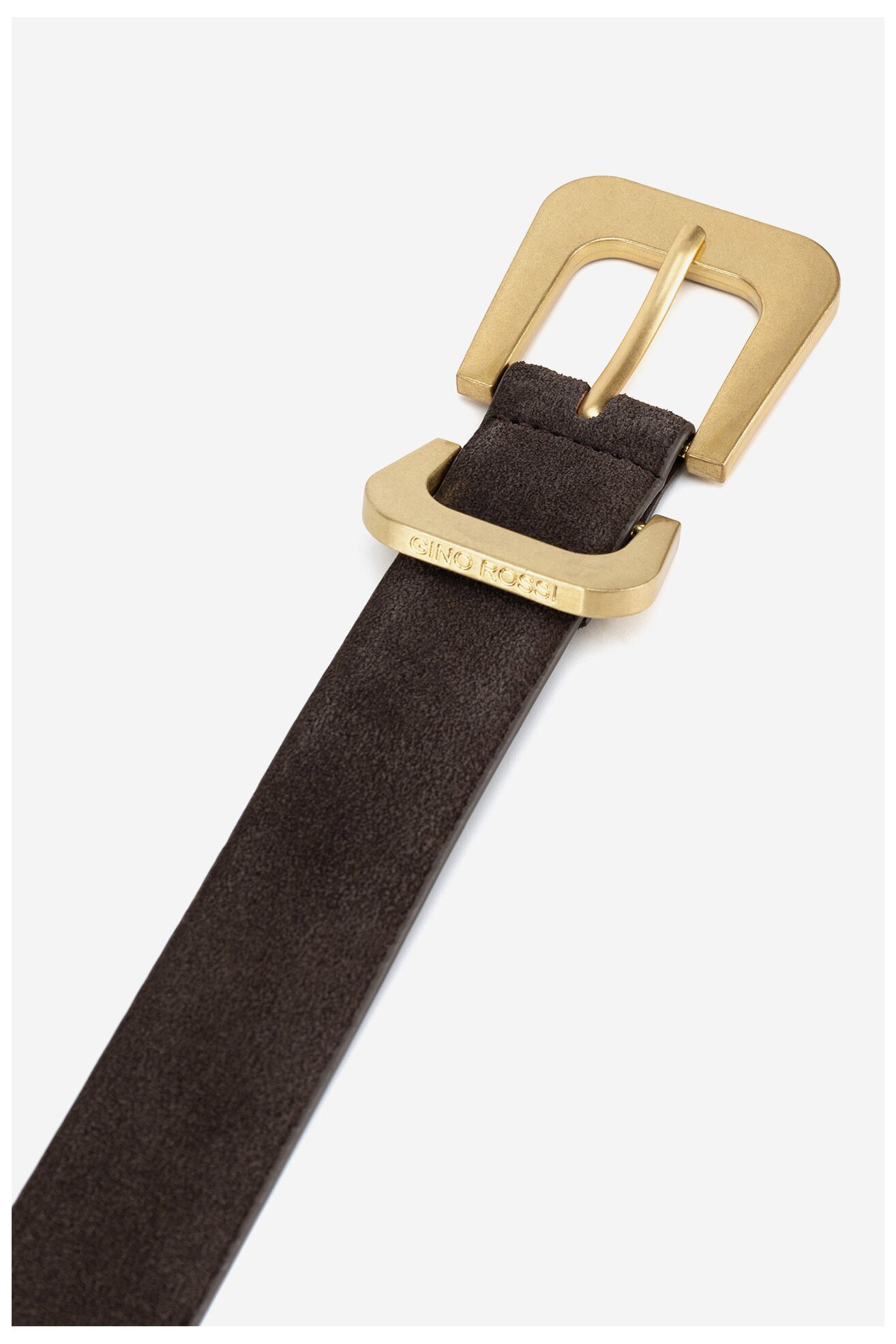 Дамски колан Gino Rossi BLYL24006-1 ТЪМНОКАФЯВ