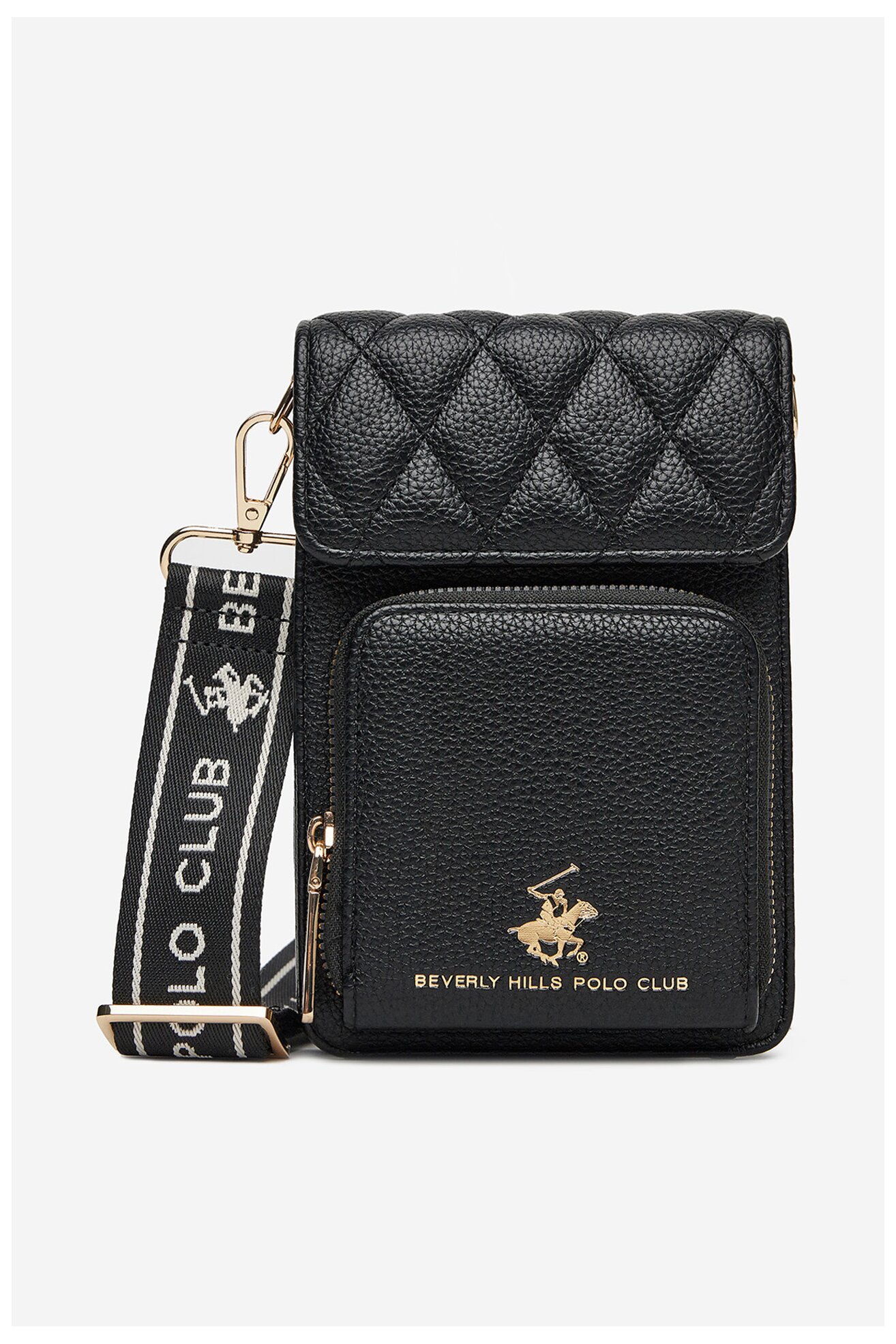 Kézitáska Beverly Hills Polo Club BHPC-L-007-07 FEKETE