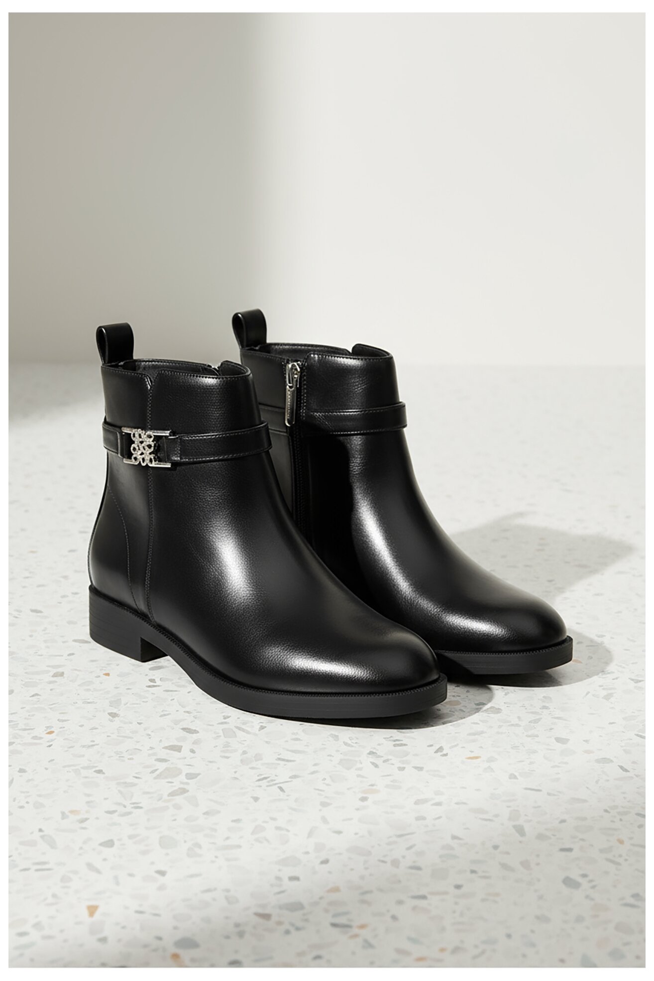 Kratke čizme NINE WEST CEO-NADIM-01 CRNA