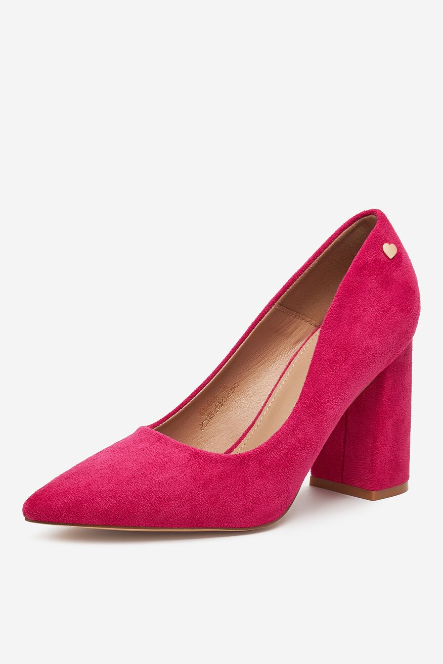 
                Pantofi cu toc DeeZee ROZ ÎNCHIS - 5906751089828