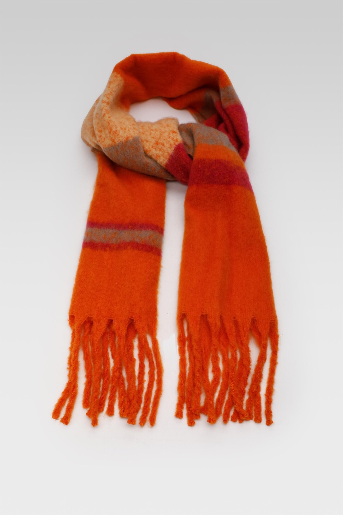 Szalik damski ACCCESSORIES 1W4-027-AW22 Pomarańczowy