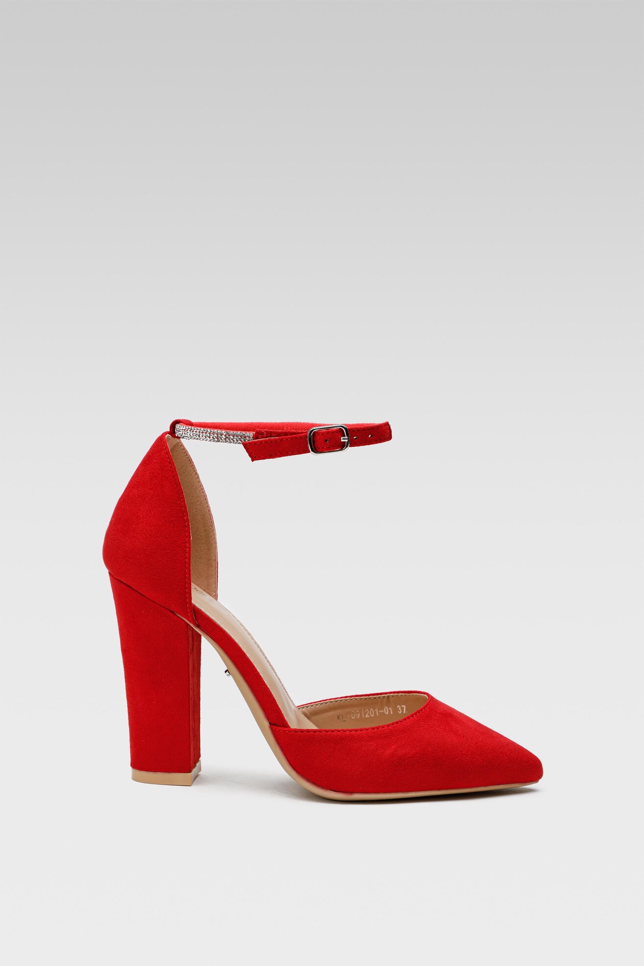 Czółenka DeeZee KL-091201-01 Czerwony