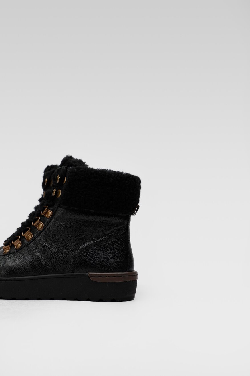 
                Go Soft - Trzewiki skórzane ocieplane - 5904862278667