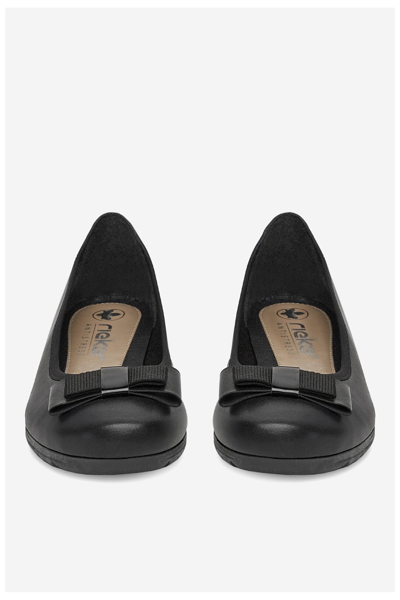 Baleriny Rieker L9366-00 Czarny