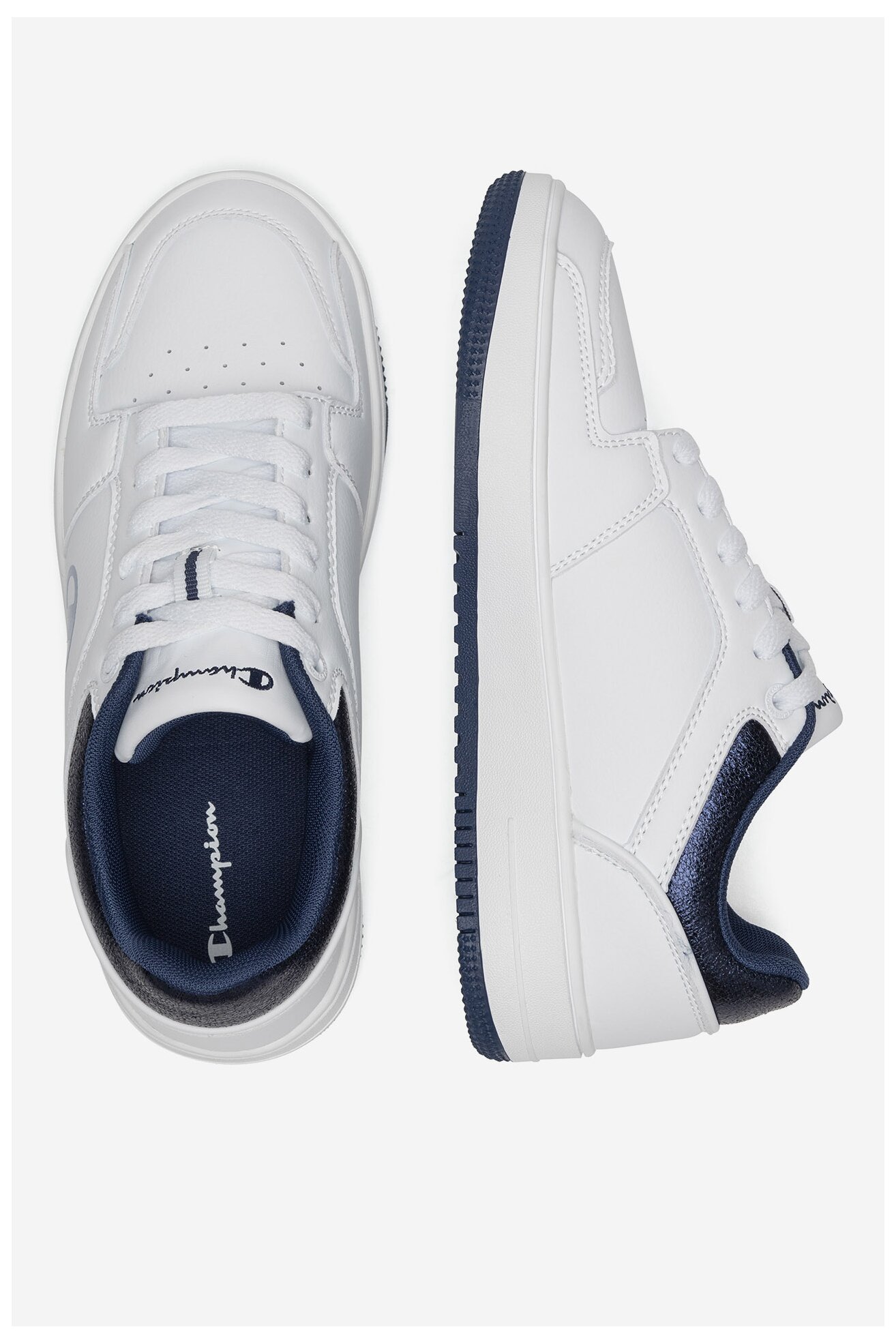 Încălțăminte sport Champion RD18 FOIL LOW S11711-WW011 ALB