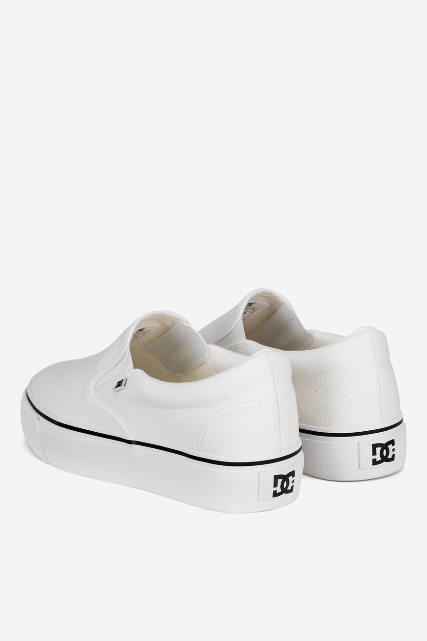 Plátěná obuv DC Shoes BÍLÁ - 5903698019642