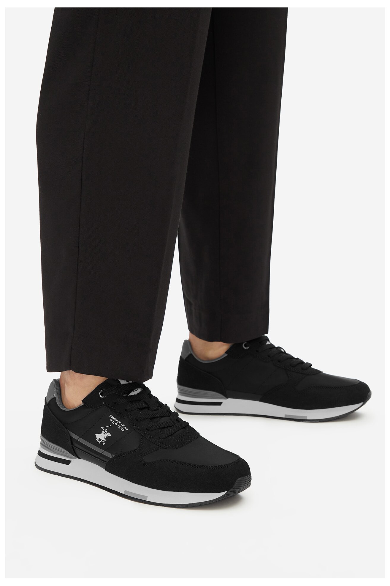 Sneakers Beverly Hills Polo Club V5-6414 Czarny