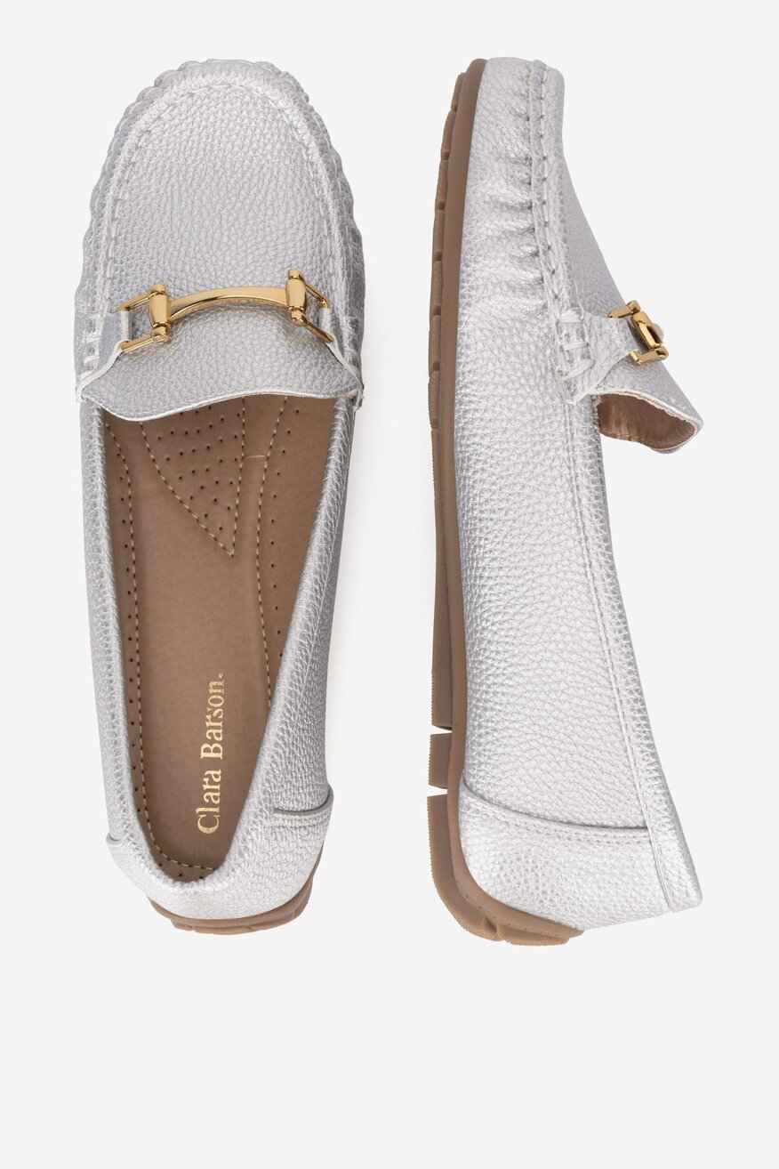 Mocasini Clara Barson ARGINTIU - 5905588614630