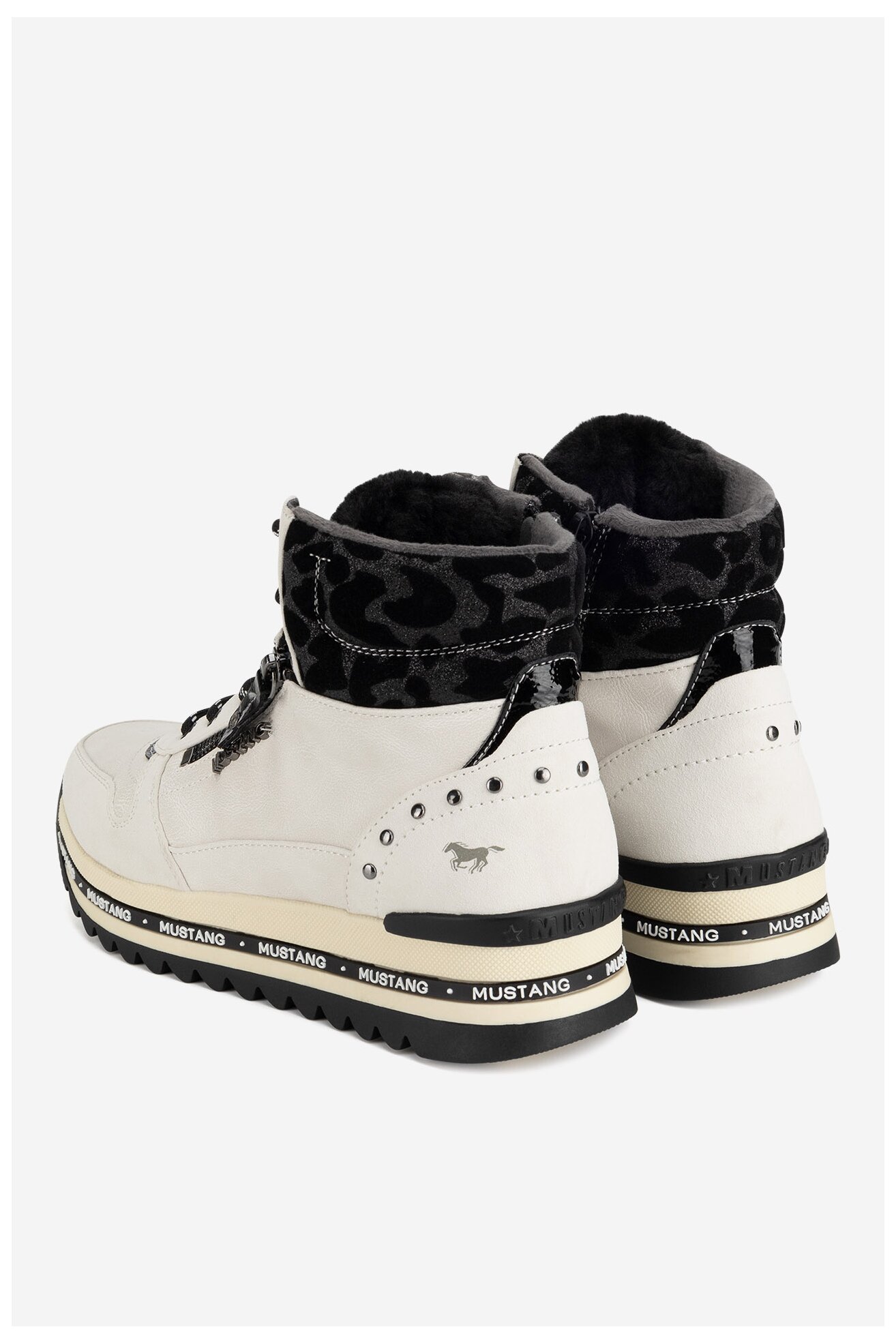 Боти Mustang 1364-503 БЯЛ