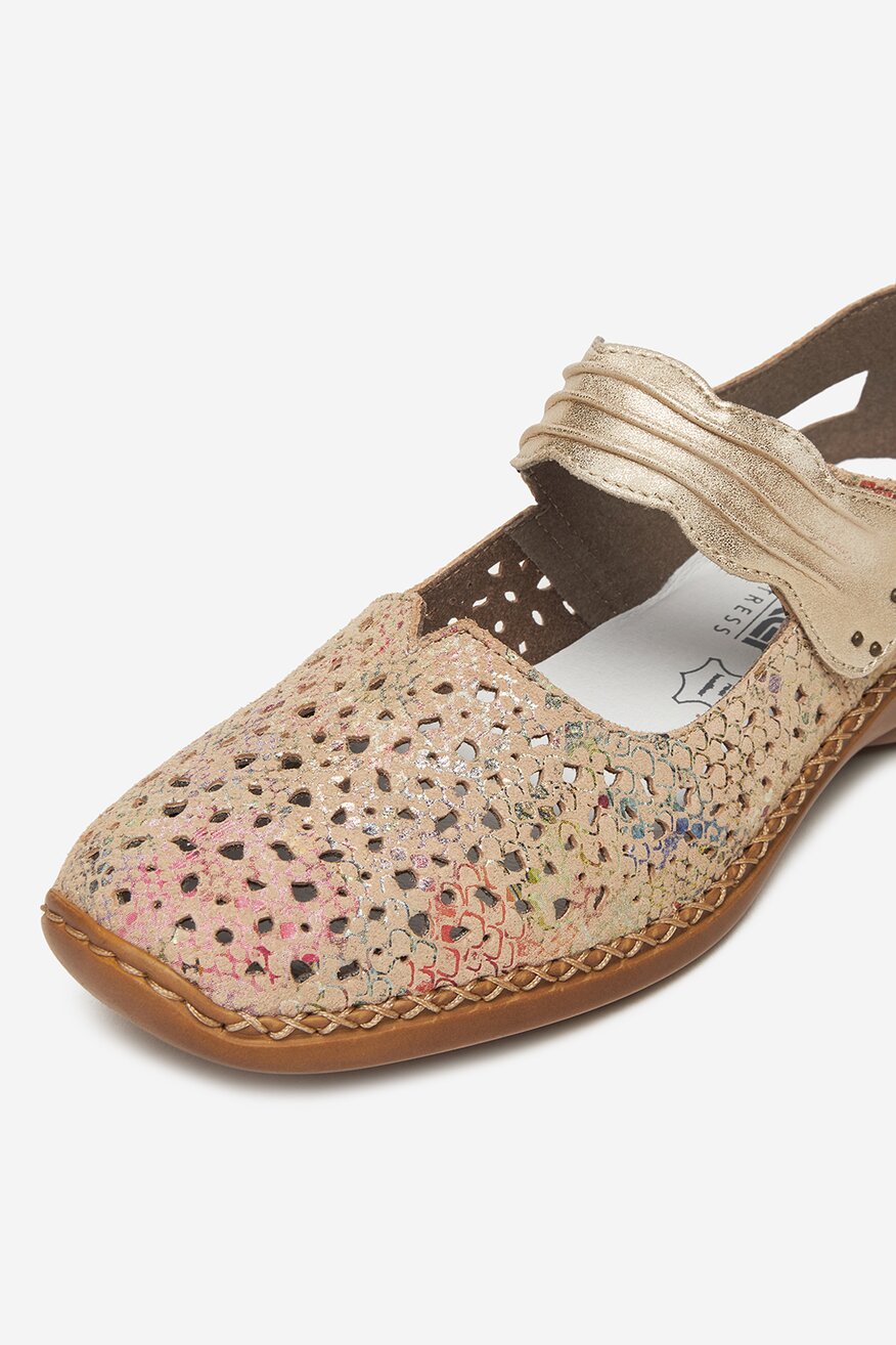 
                Rieker - Sandały skórzane - 5903698361659