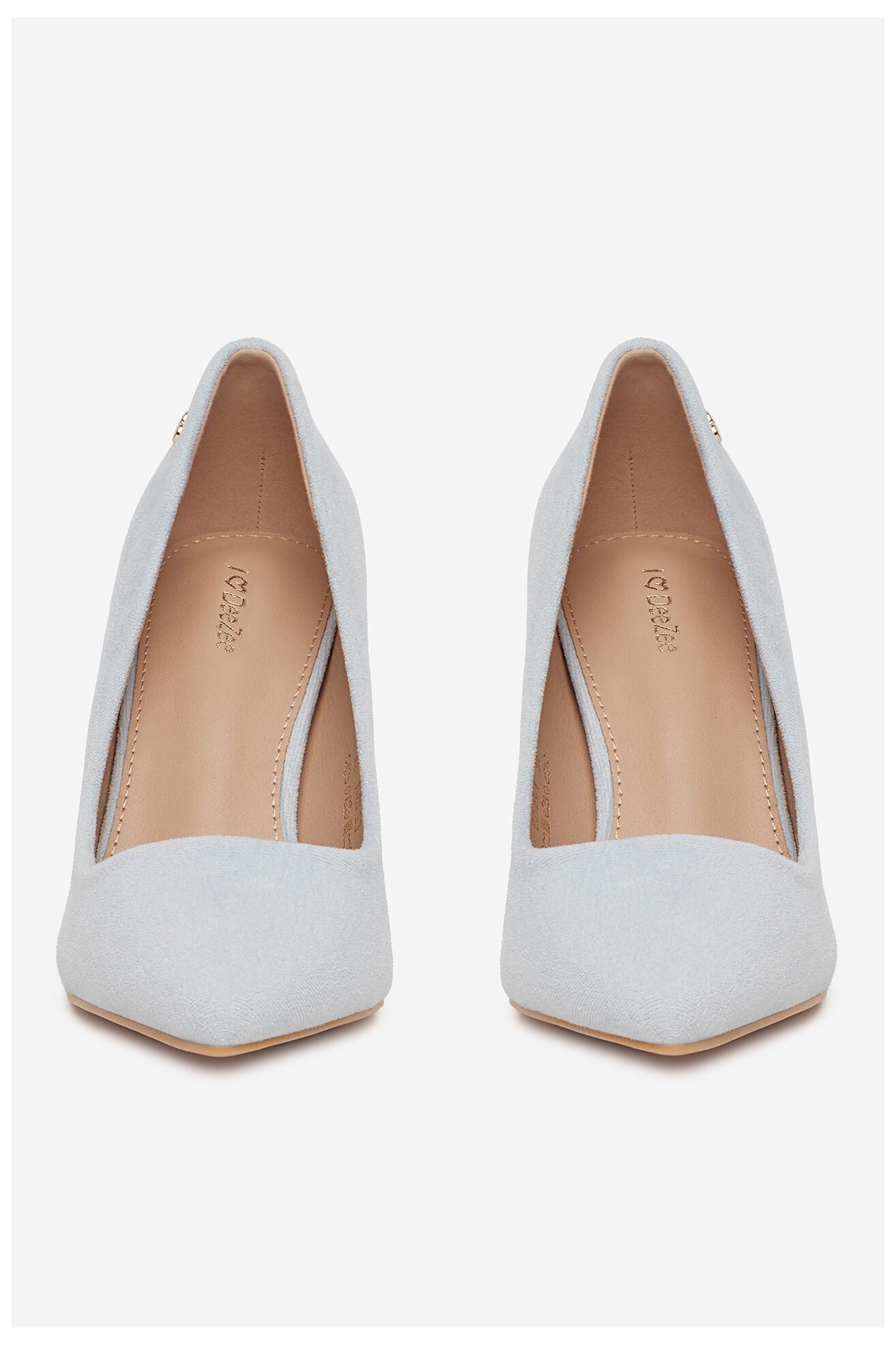 Pantofi cu toc DeeZee EZ-23-1B ALBASTRU DESCHIS