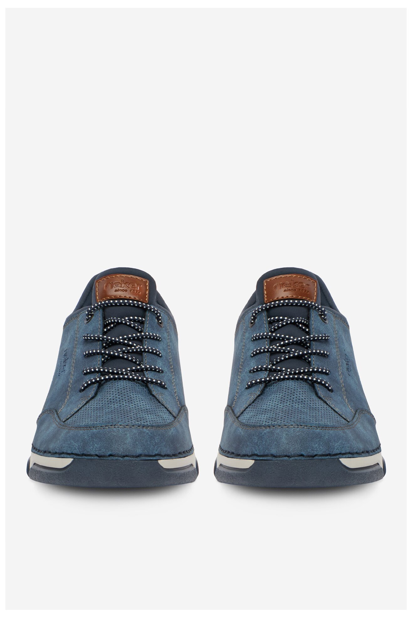 Półbuty Rieker CEO-15950-14 Jeansowy