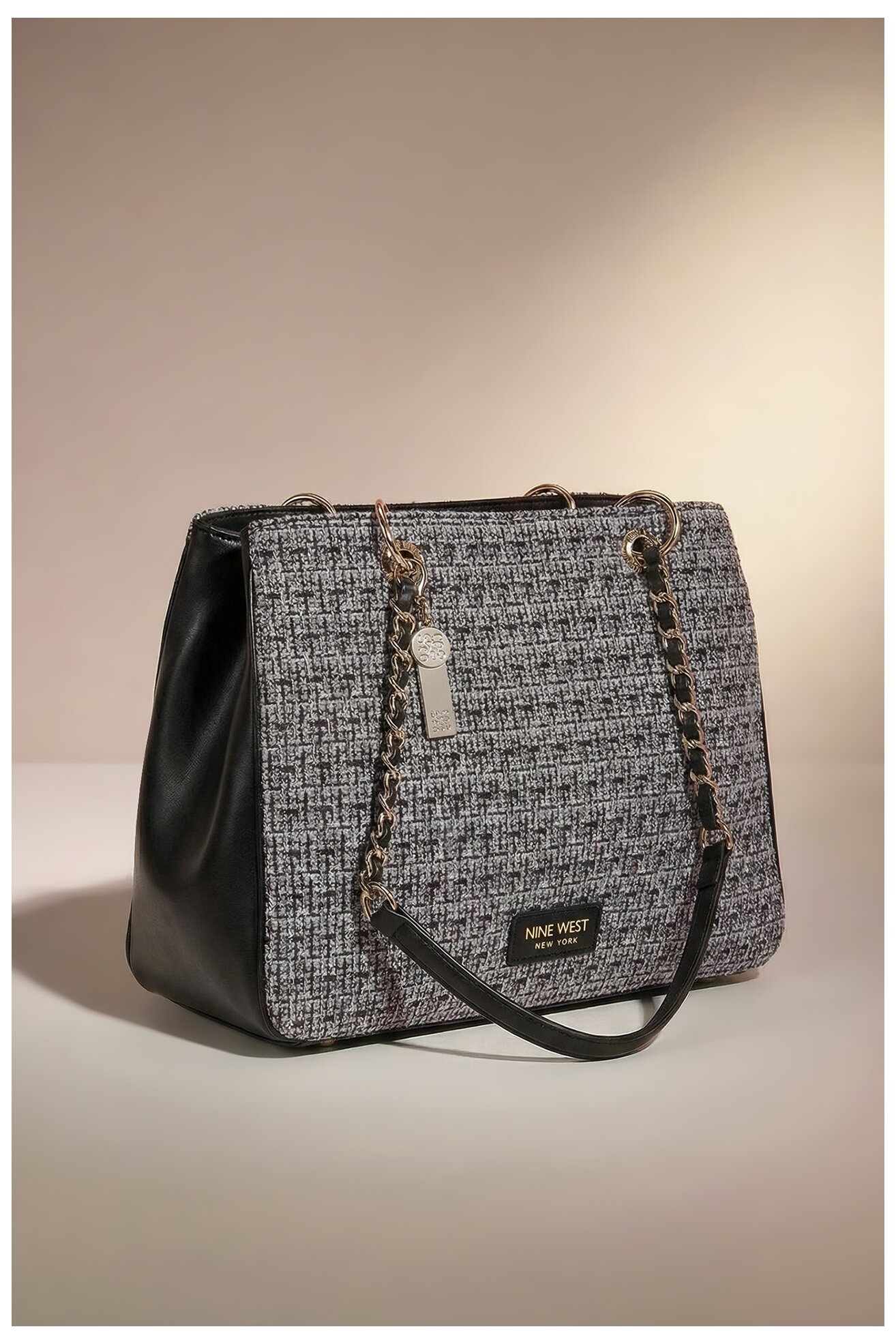 Дамска чанта NINE WEST EO-HUDSON-HEAVEN-LDA8005A СИВ