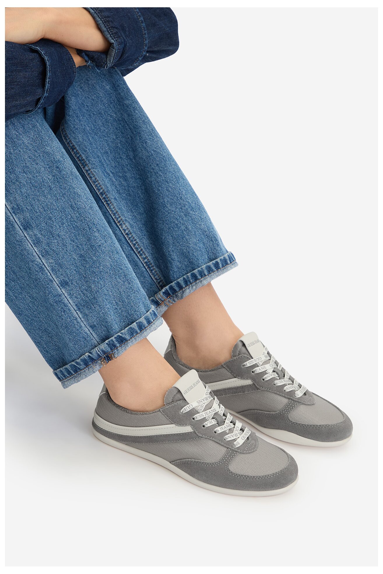 Напівчеревик GUESS JEANS EO-GJ2128 СІРИЙ