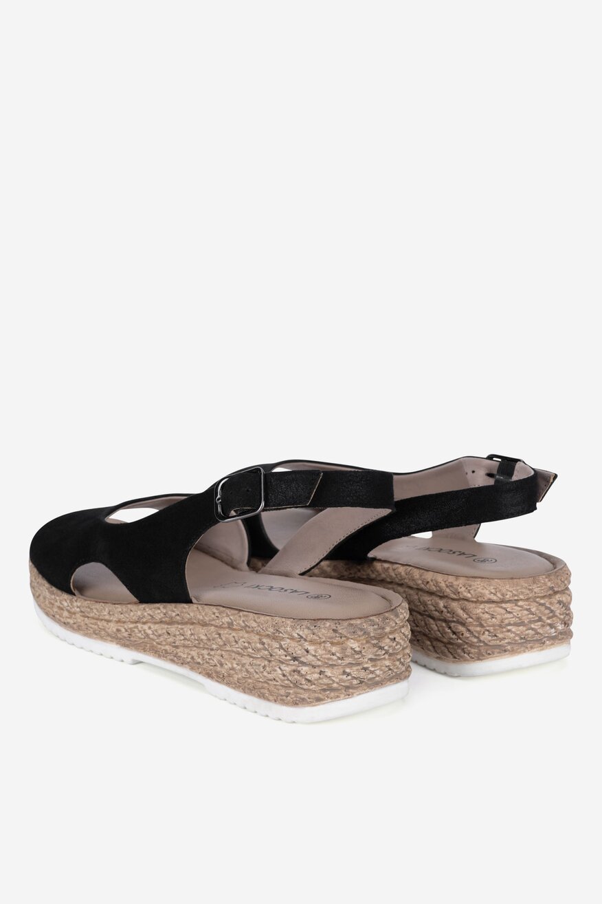 
                Lasocki - Sandały na koturnie - 5905588615835