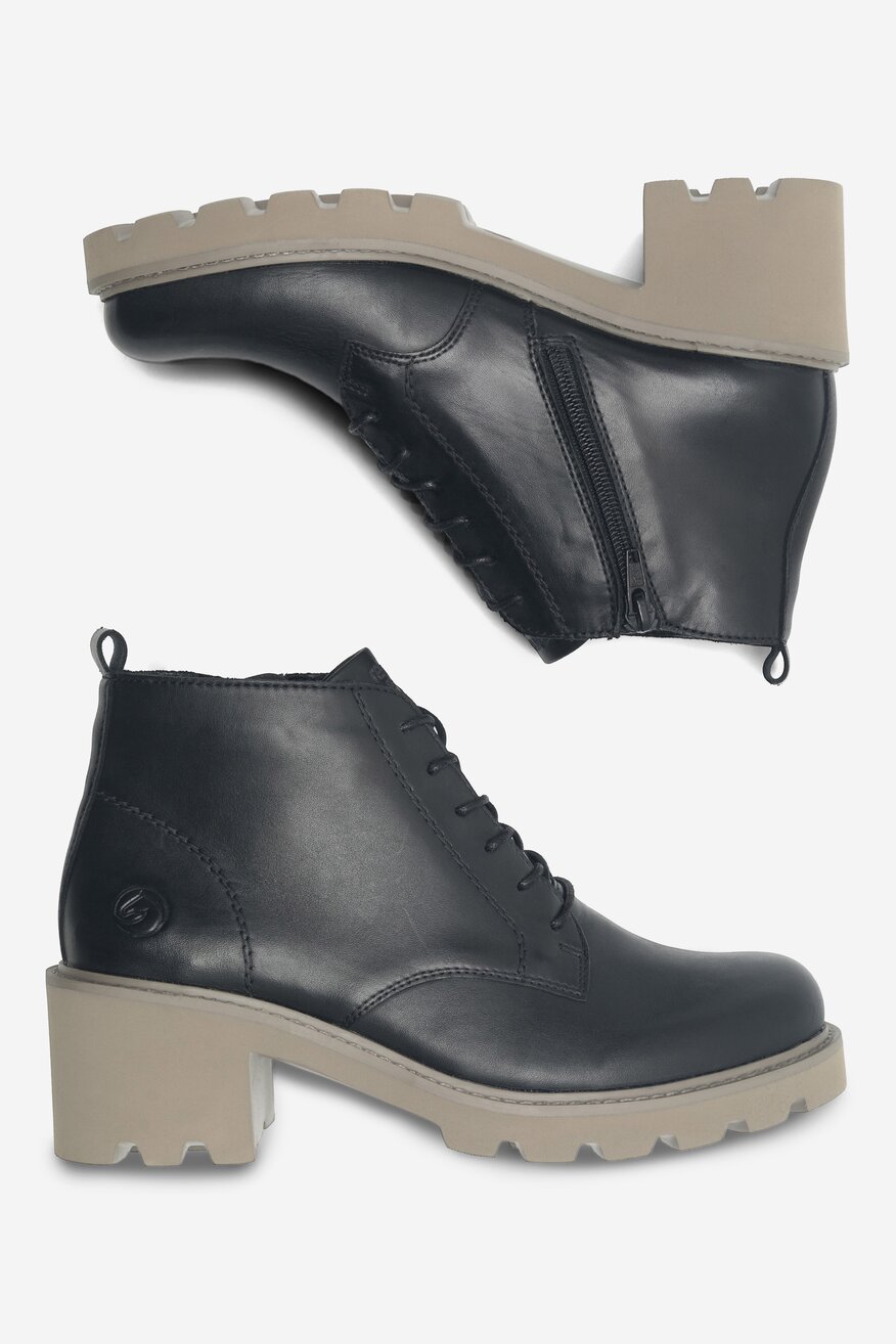 
                Remonte - Trzewiki skórzane ocieplane - 5904862988245