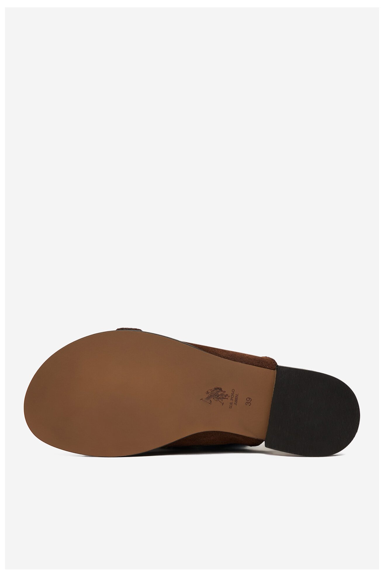 Klapki U.S. POLO ASSN. EO-KATYA001W/6S1 Brązowy