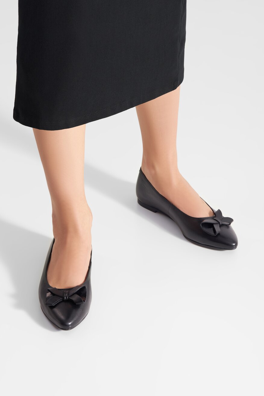 Lasocki - Baleriny skórzane - 5905588021810