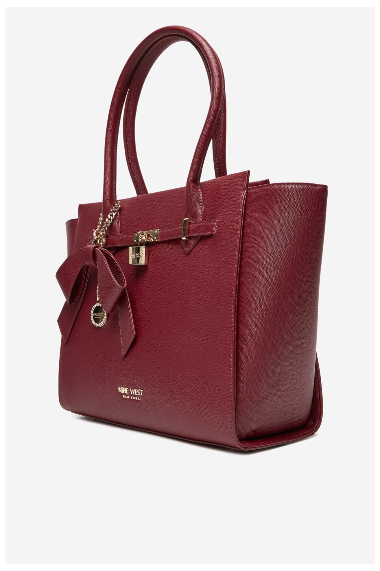 Kézitáska NINE WEST CEO-CHELSEA-CHARM-III-LX10186 BORDÓ