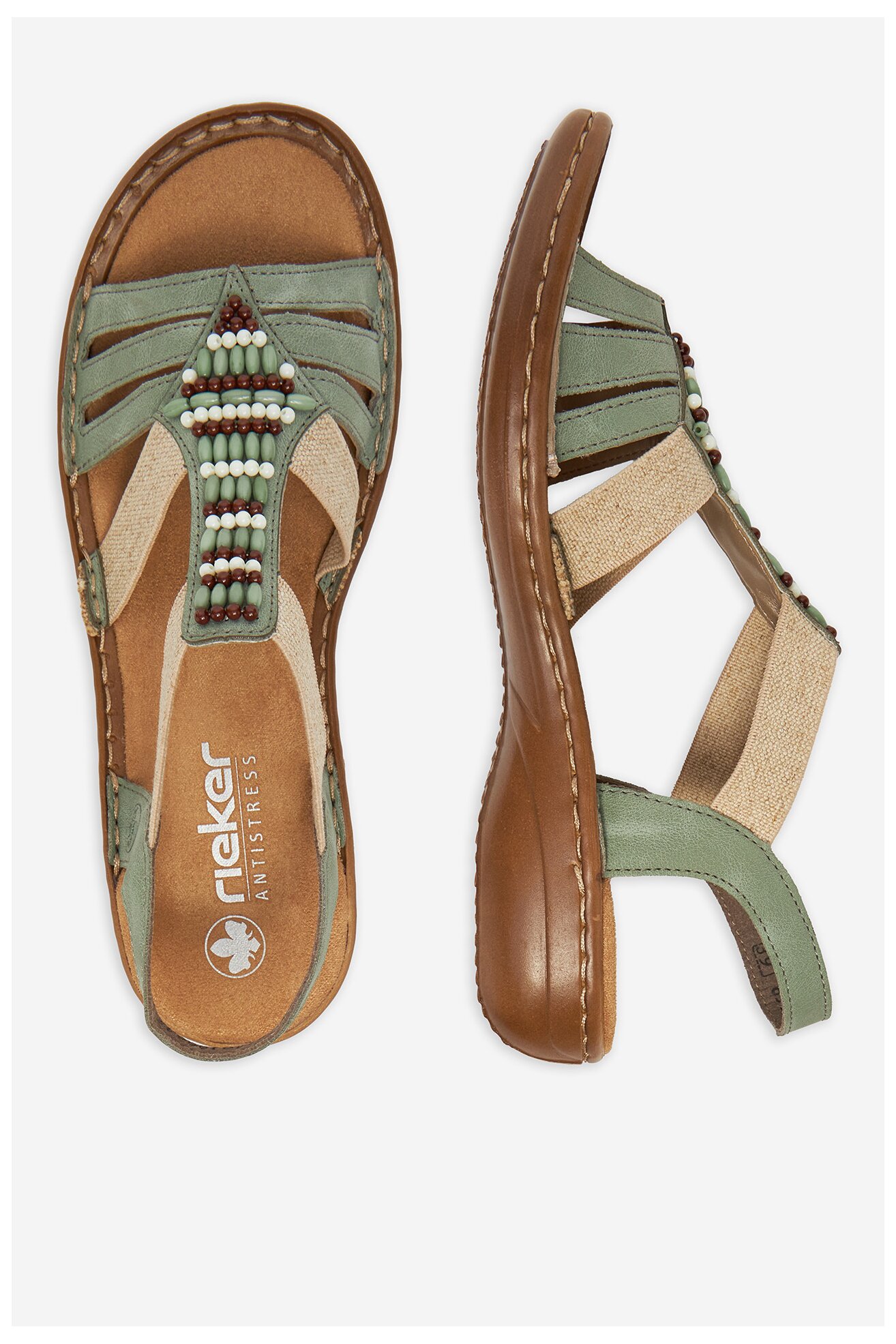 Сандали Rieker 60851-52 СВЕТЛОЗЕЛЕН