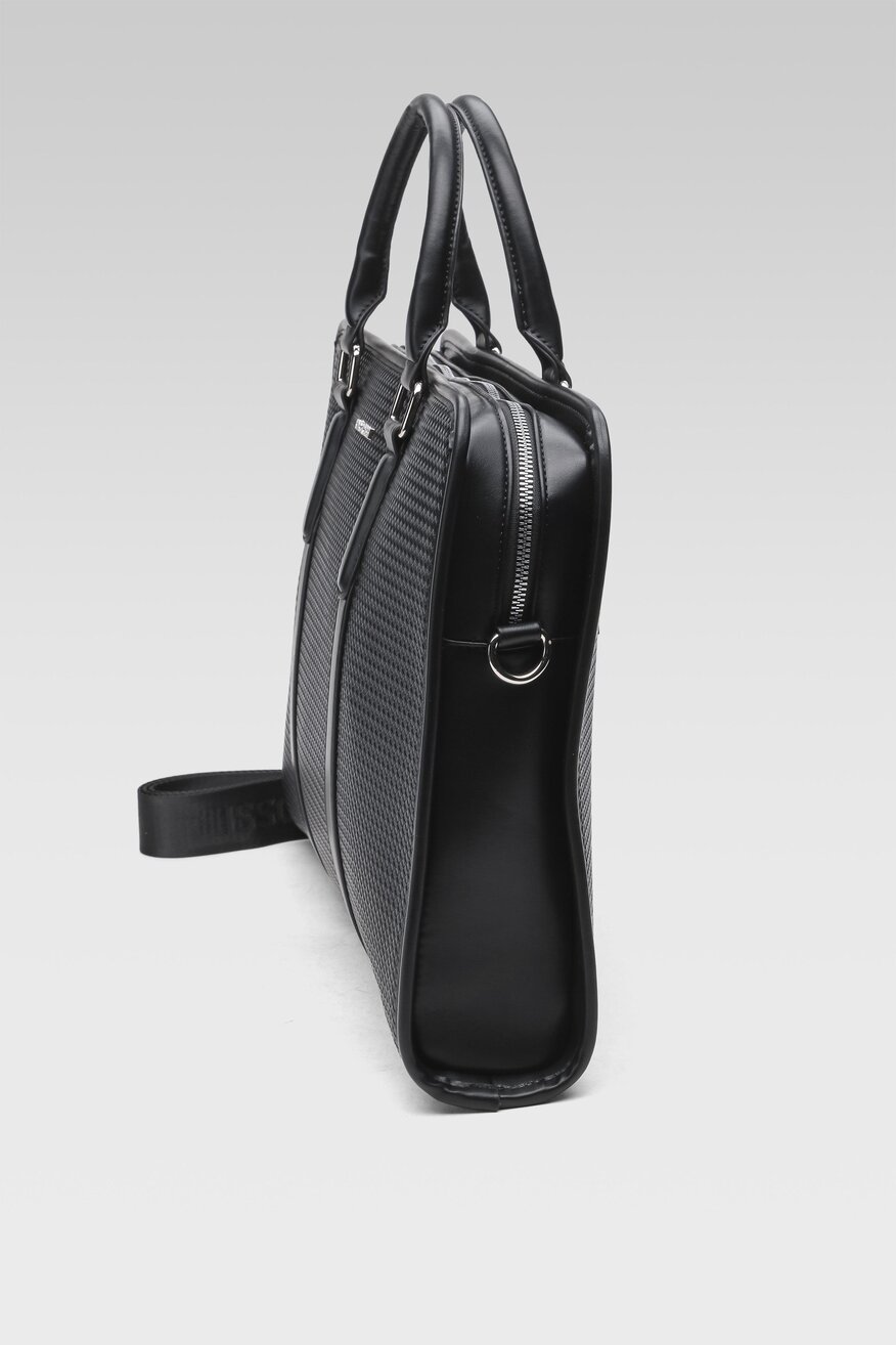 
                Gino Rossi - Torba na laptopa czarna - 5904862624822