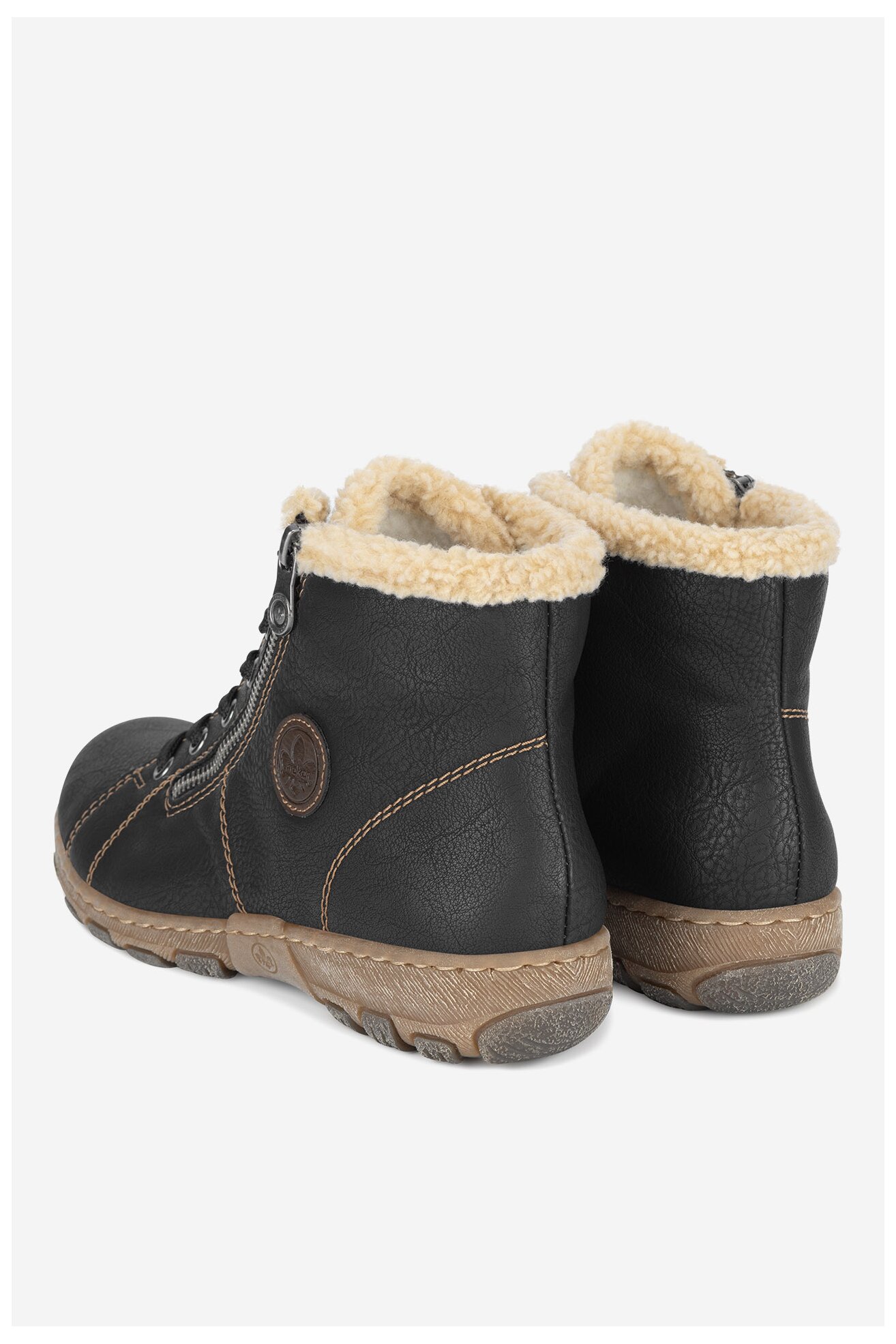 Csizma Rieker Z0121-00 FEKETE