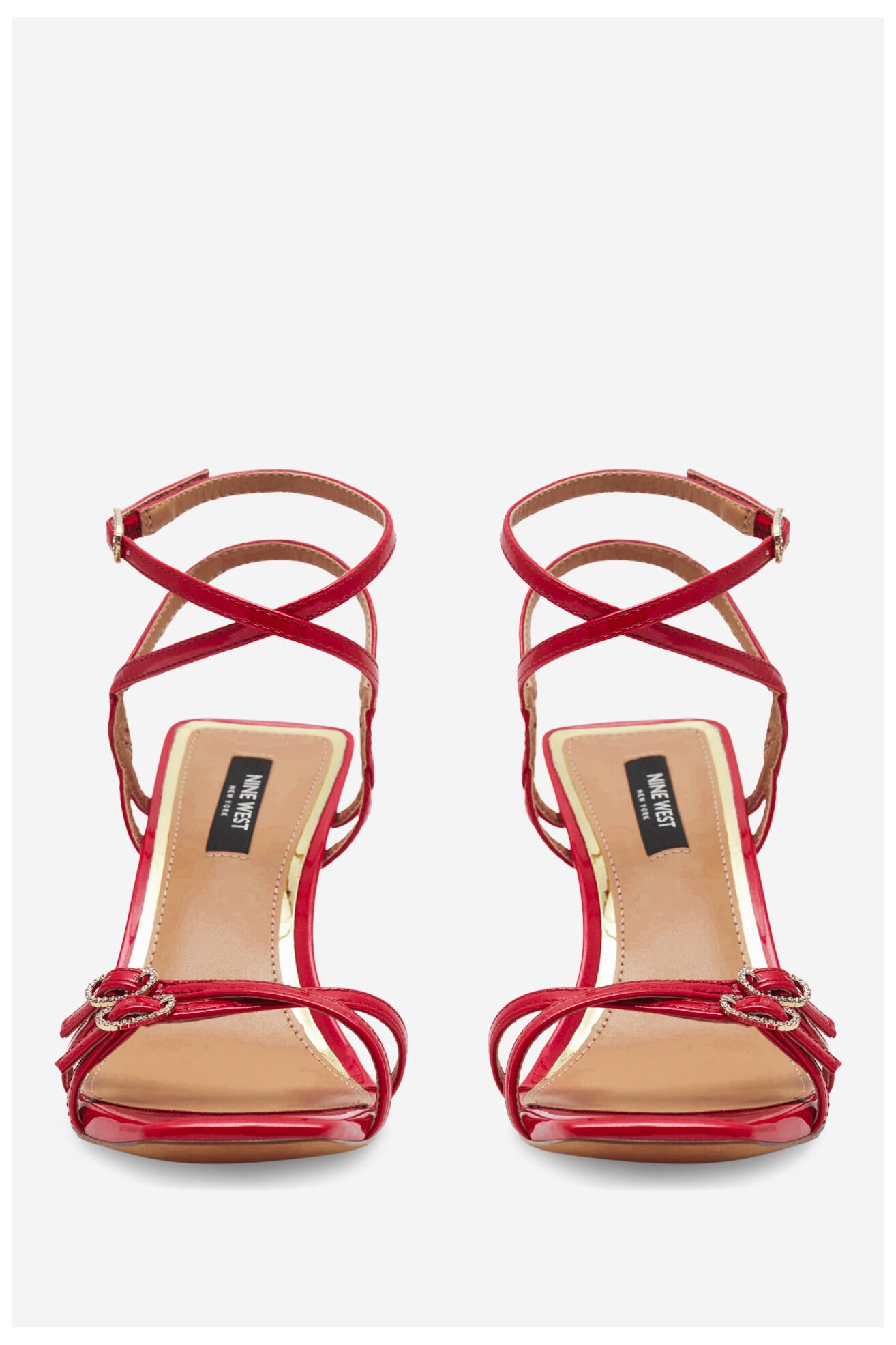 Sandały NINE WEST ZL23014CC Czerwony