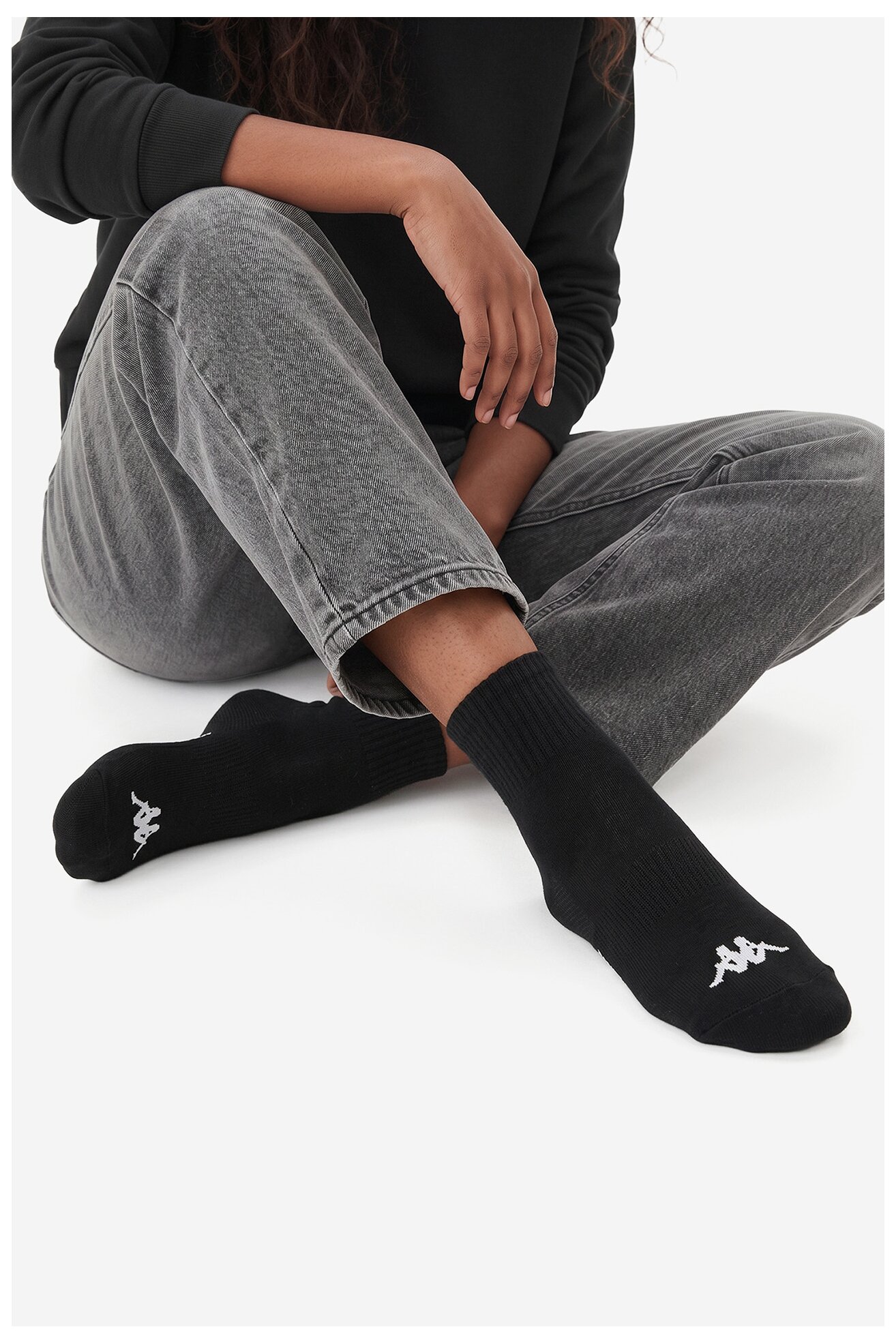 Skarpetki Kappa CEO_KR_FRESH_SS26 (3-PACK) Czarny