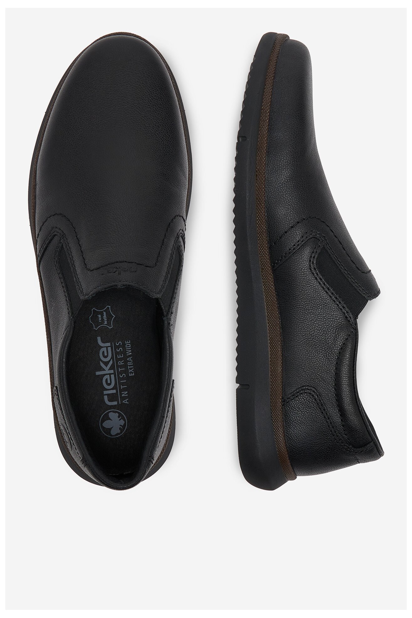 Półbuty Rieker 10450-00 Czarny