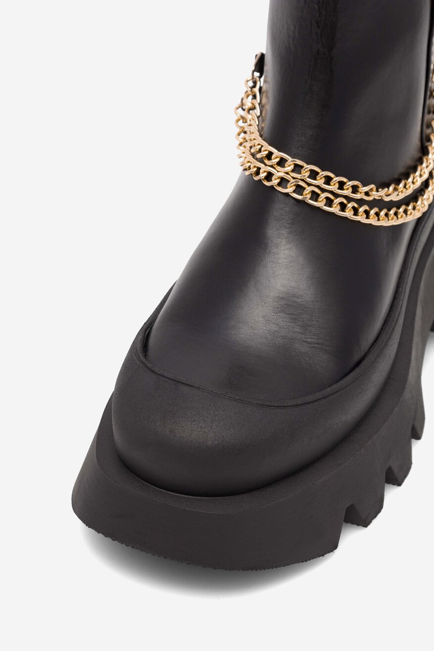 
                Bokacsizma EVA MINGE FEKETE - 5905588225935