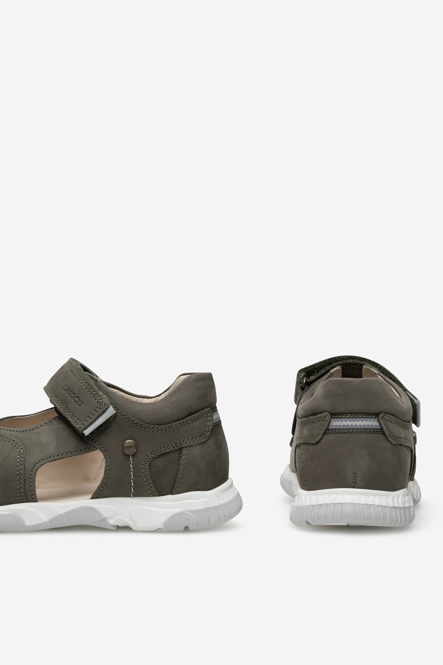 Lasocki Kids - Sandały skórzane na rzepy - 5905588582564