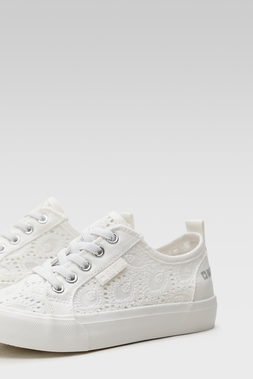 
                Big Star - Trampki pastelowe białe - 5904248201319