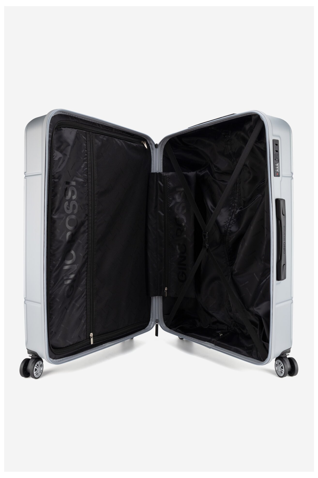 Walizka Gino Rossi GIN-WAL-001-CCC-L Srebrny