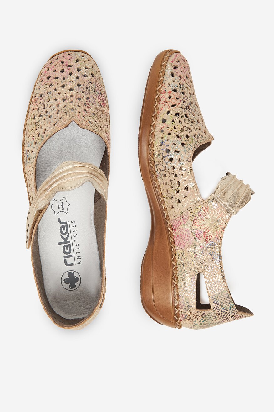 
                Rieker - Sandały skórzane - 5903698361659