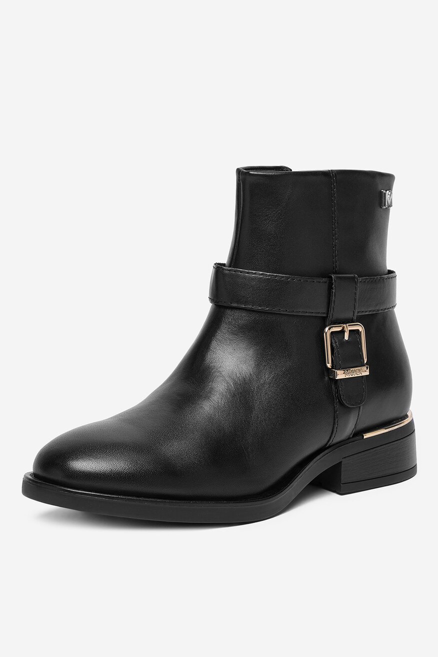 Mexx - Botki skórzane - 5906751410615