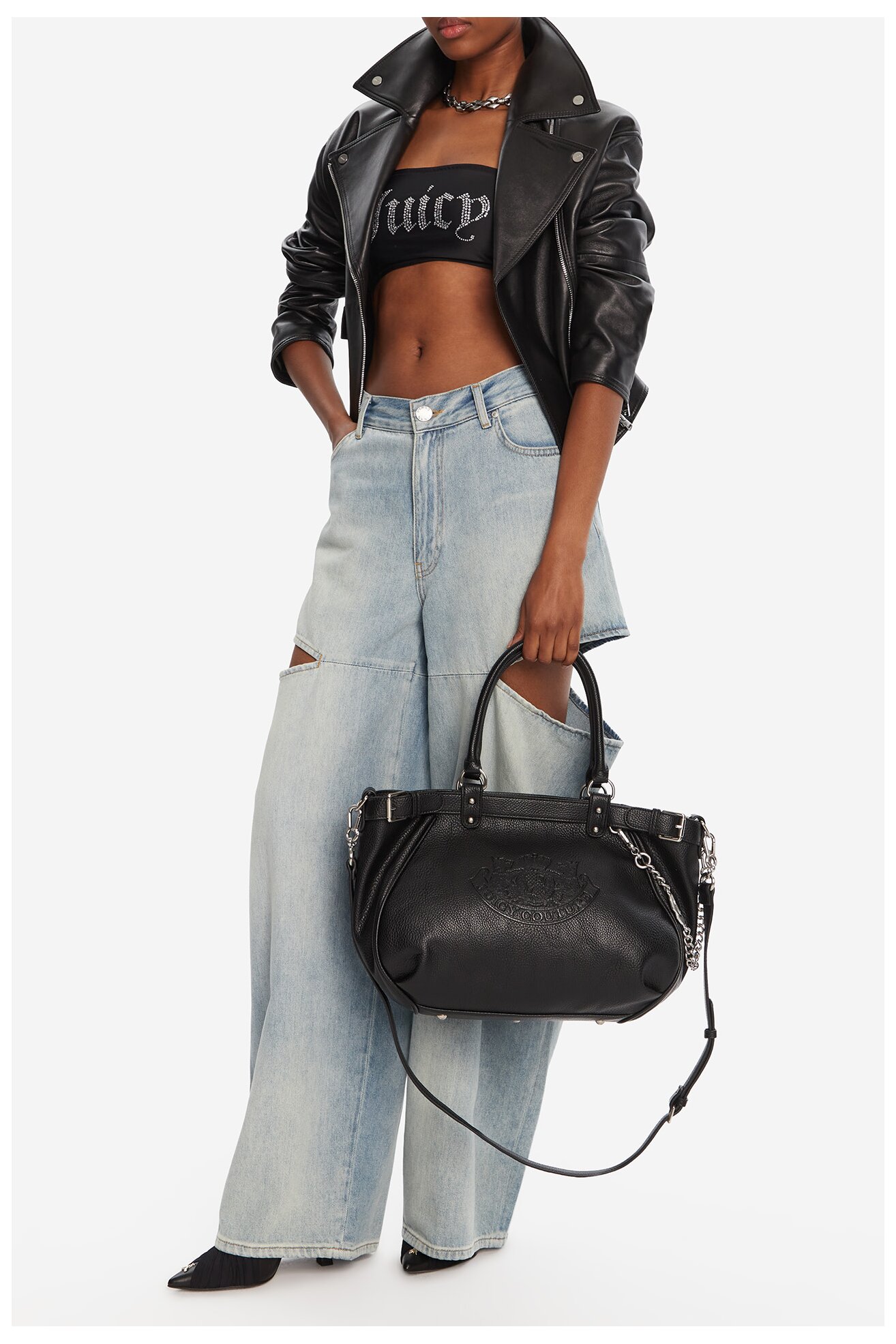 Kézitáska Juicy Couture CEO-BIJXT8992WVP FEKETE