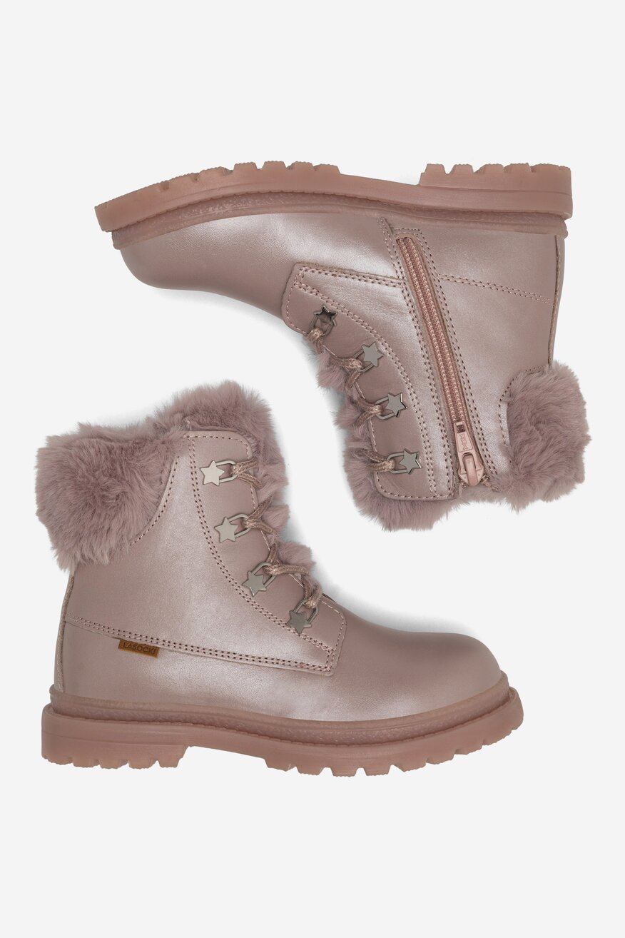 Šněrovací vyšší obuv Lasocki Kids SVĚTLE RŮŽOVÁ - 5904862932842