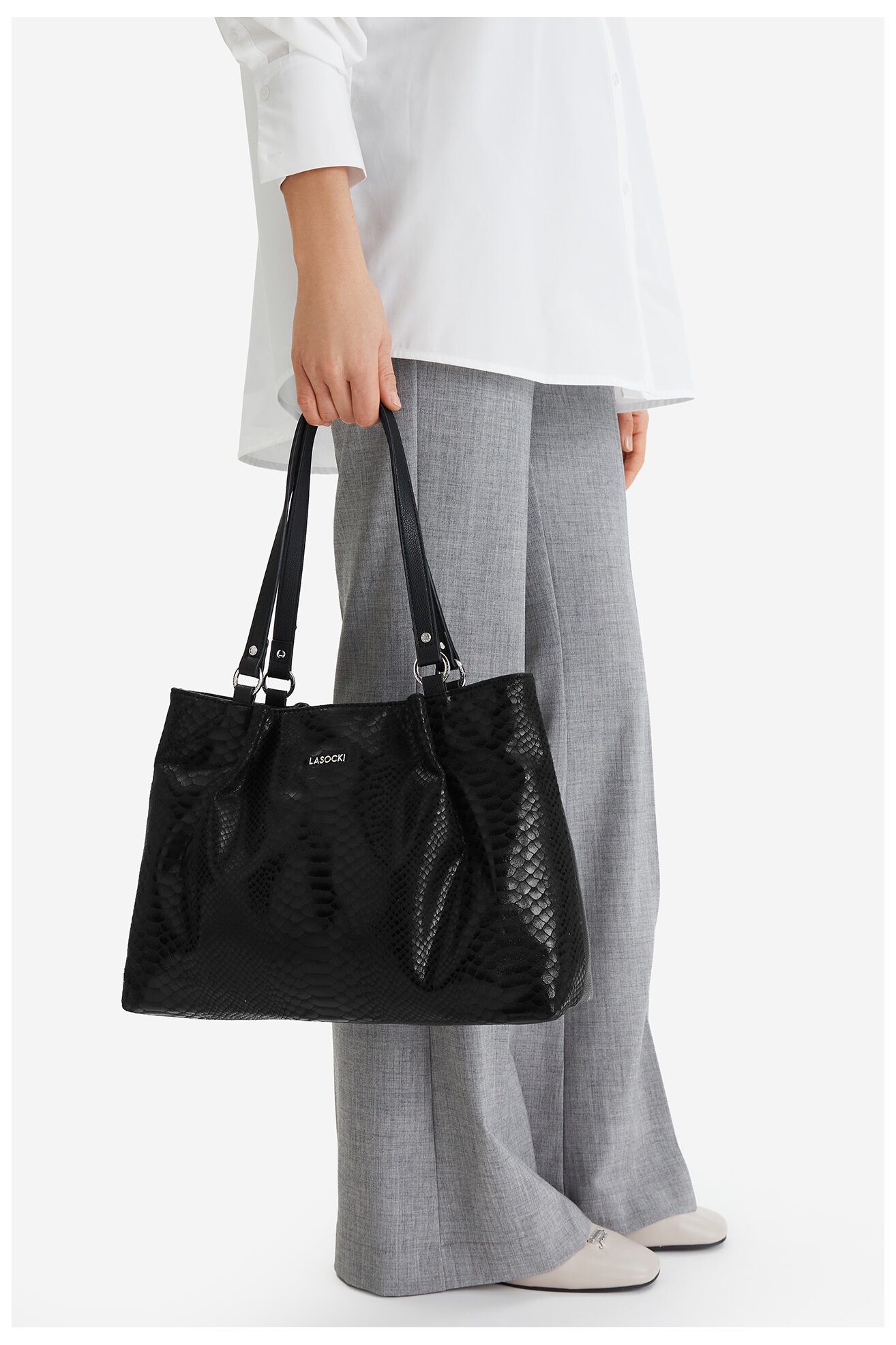 Дамска чанта Lasocki CEO-LSK-X-004-09 ЧЕРЕН