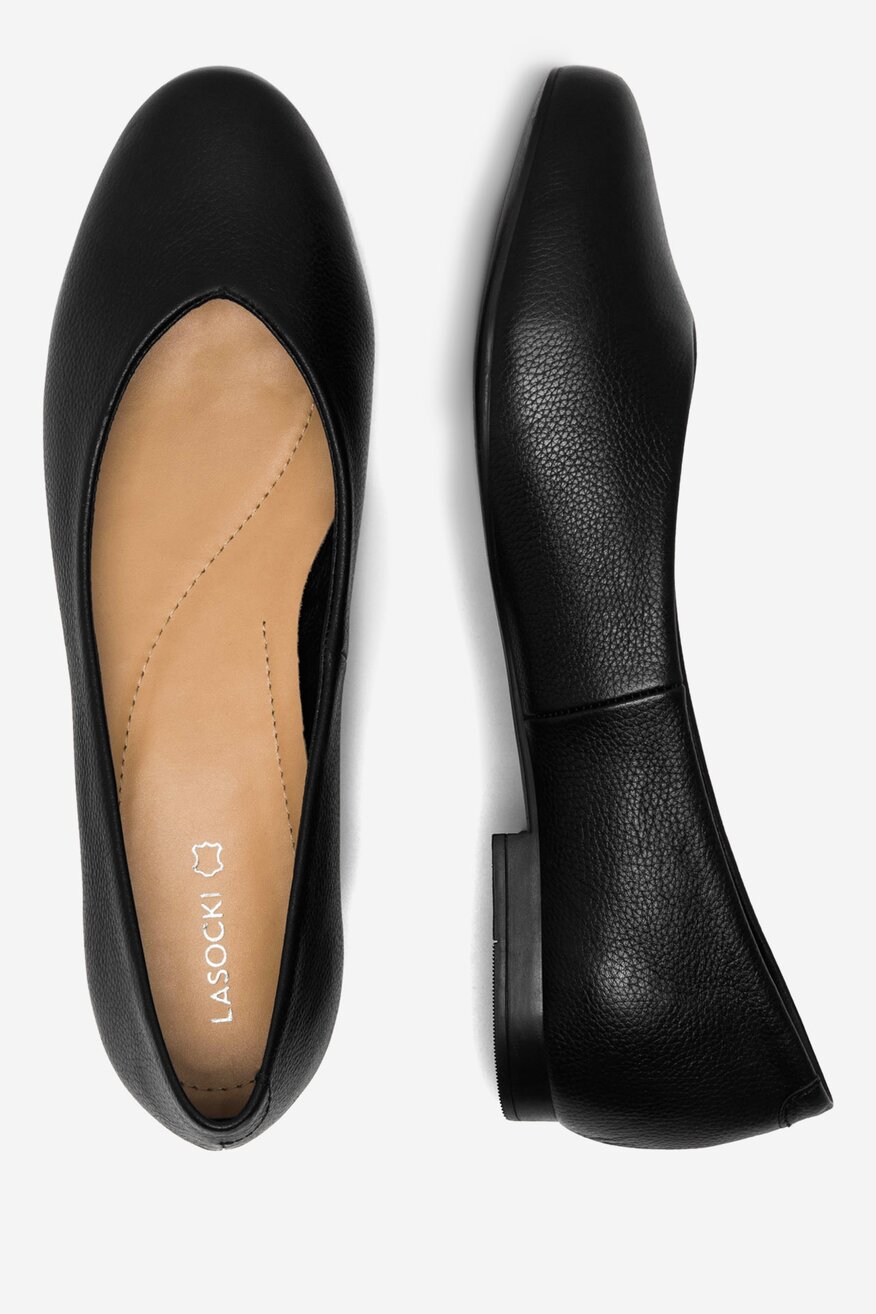 
                Lasocki - Baleriny skórzane - 5905588509738