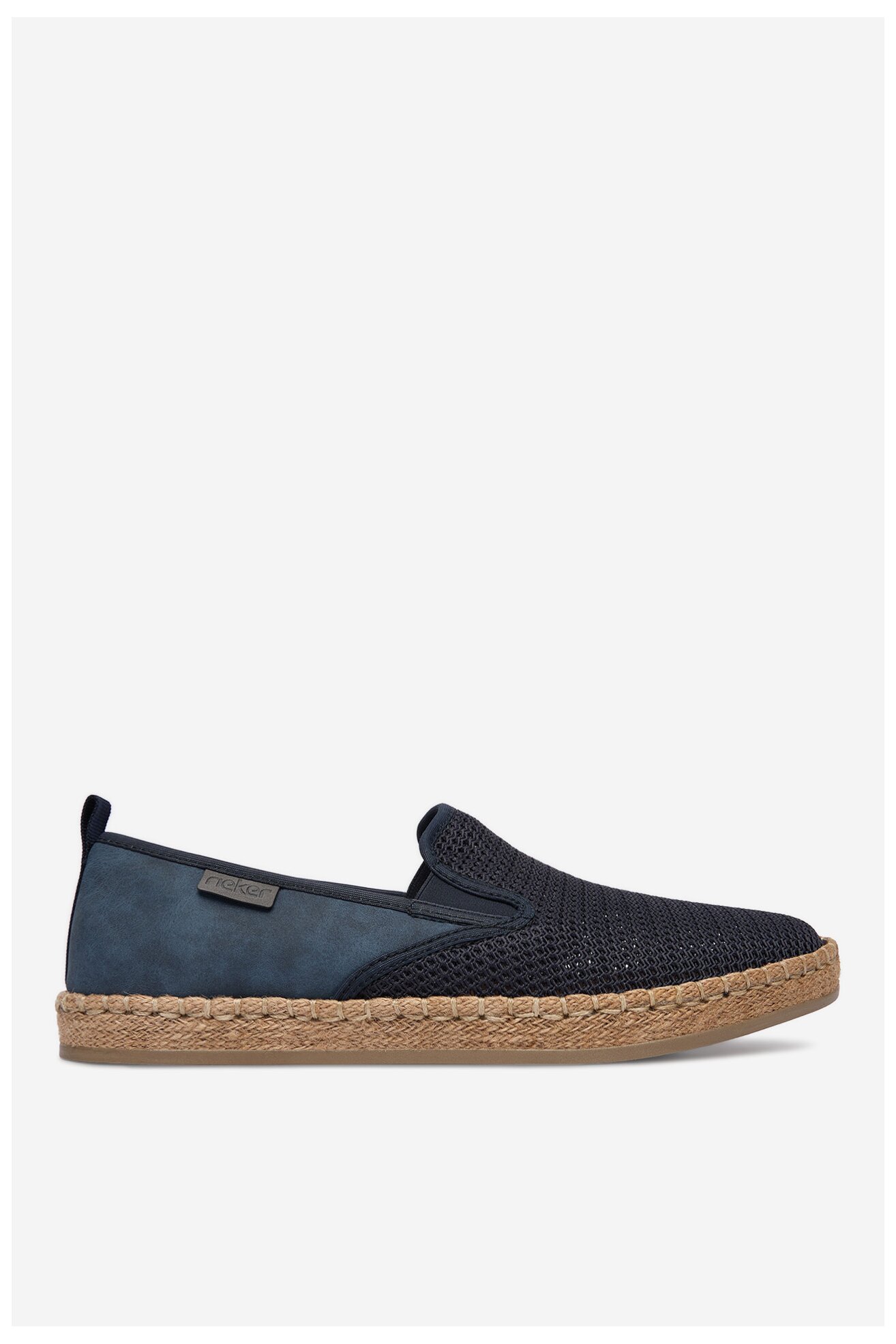 Espadryle Rieker CEO-B2661-14 Granatowy ciemny
