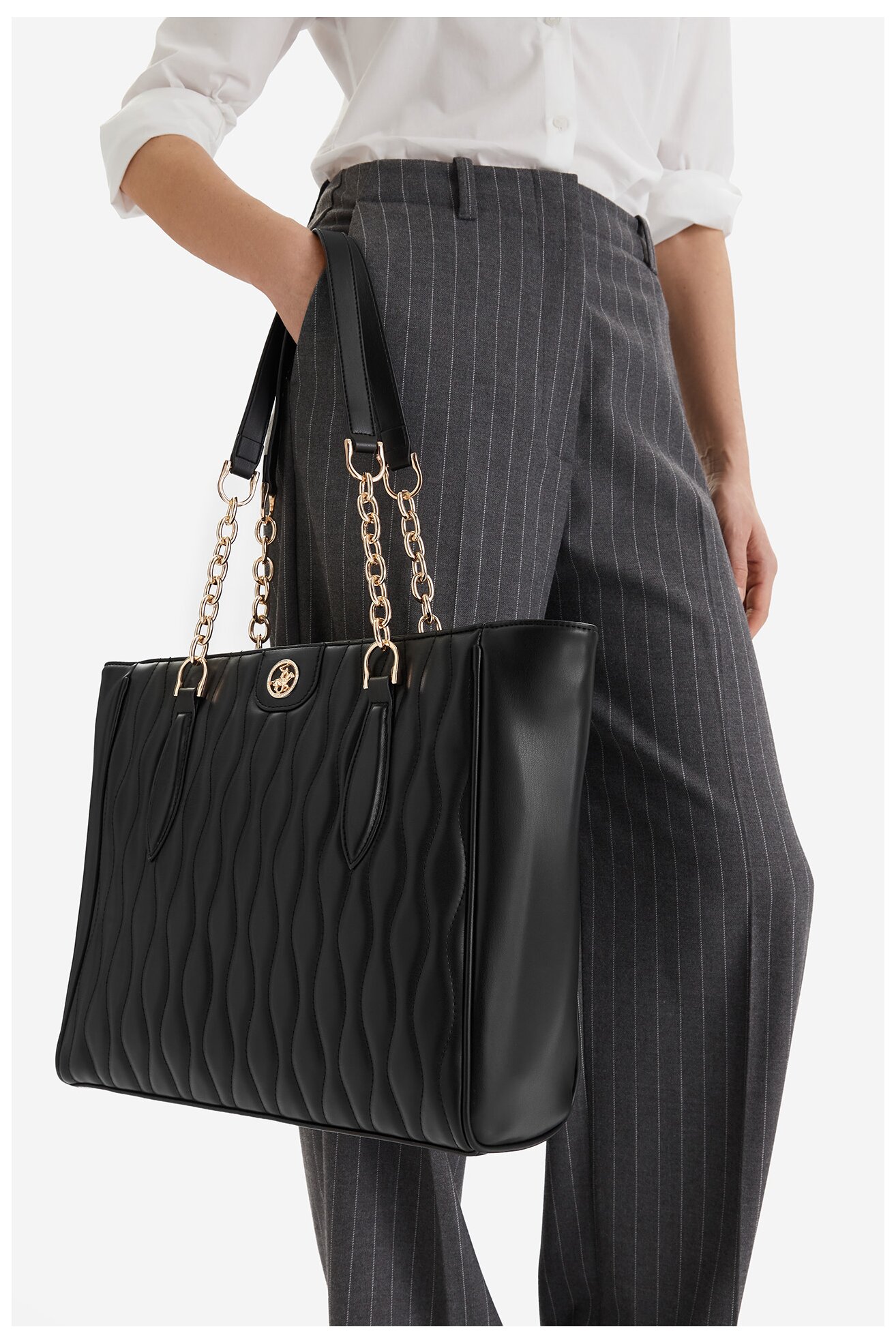 Сумка З Ремінцем Beverly Hills Polo Club CEO-BHPC-C-016-09 ЧОРНИЙ