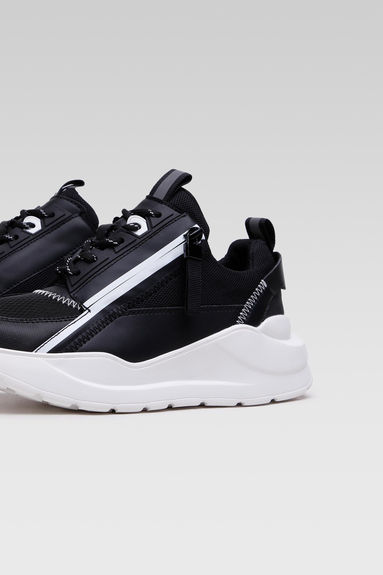 Sneakers Nylon Red WS8520-06 Czarny