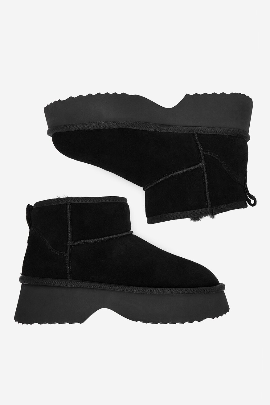 Badura - Śniegowce zamszowe ocieplane - 5906751279700