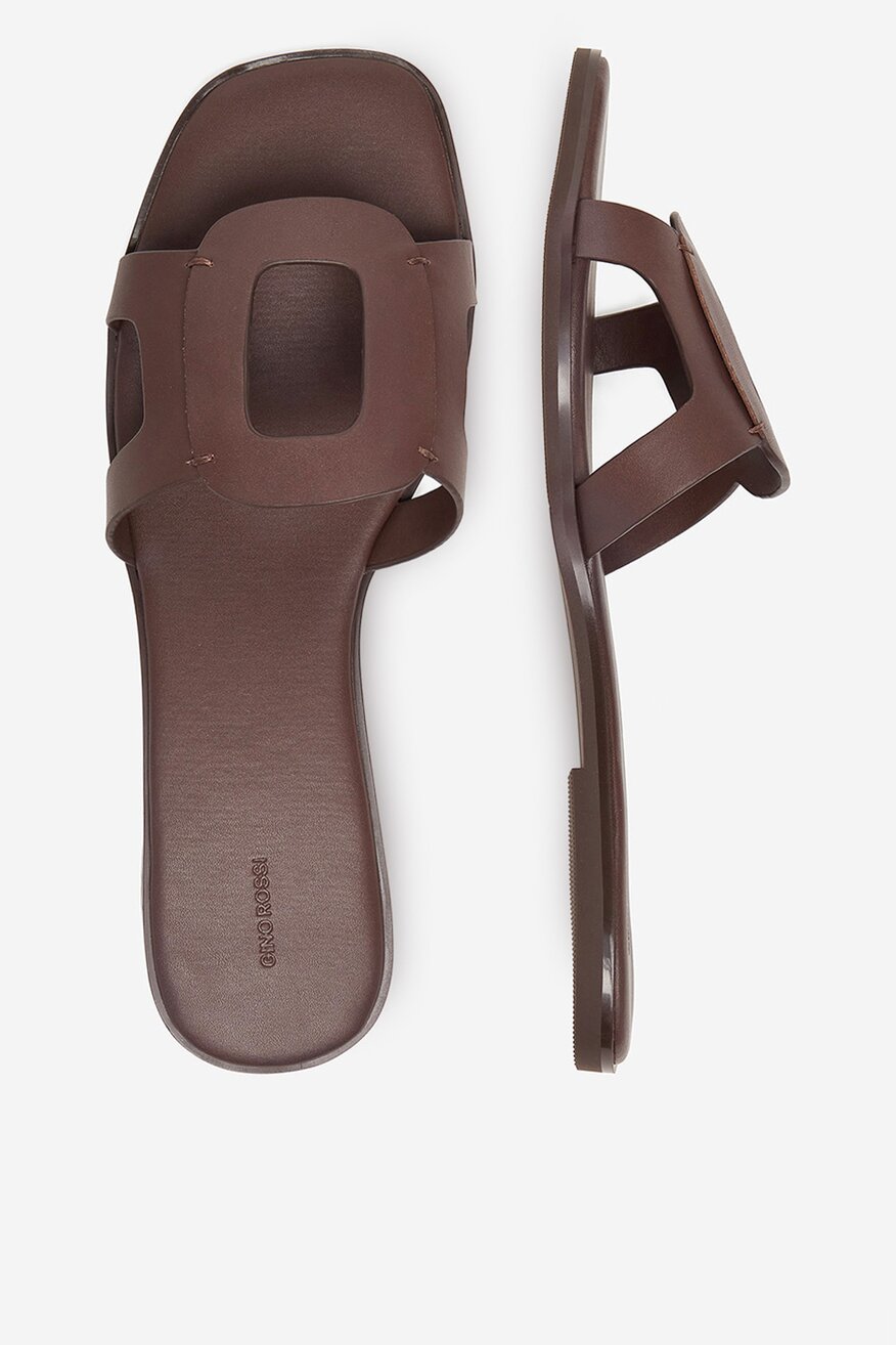 
                Шльопанець Gino Rossi ТЕМНО-КОРИЧНЕВИЙ - 5906751843758