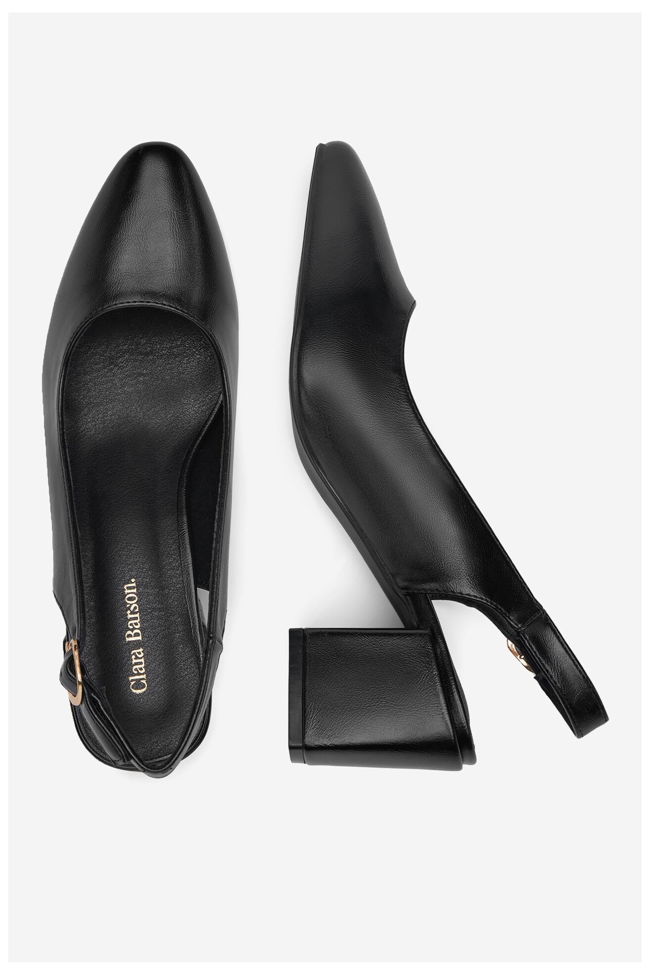 Туфлі-Човники Clara Barson WS23070-01 ЧОРНИЙ